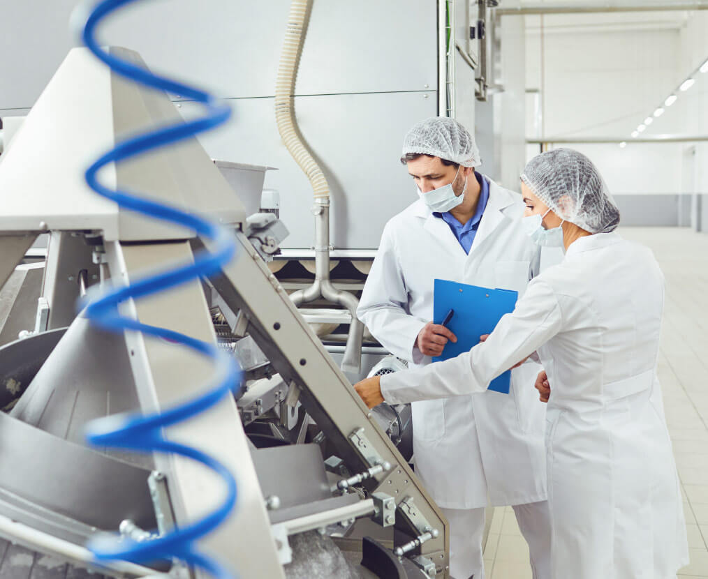 PPE equipment for food manufacturers